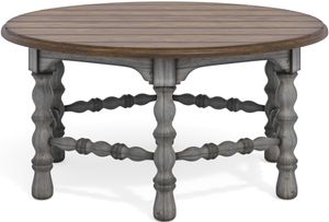 Flexsteel® Plymouth® Distressed Graywash Coffee Table