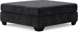 Signature Design by Ashley® Lavernett Charcoal Oversized Accent Ottoman
