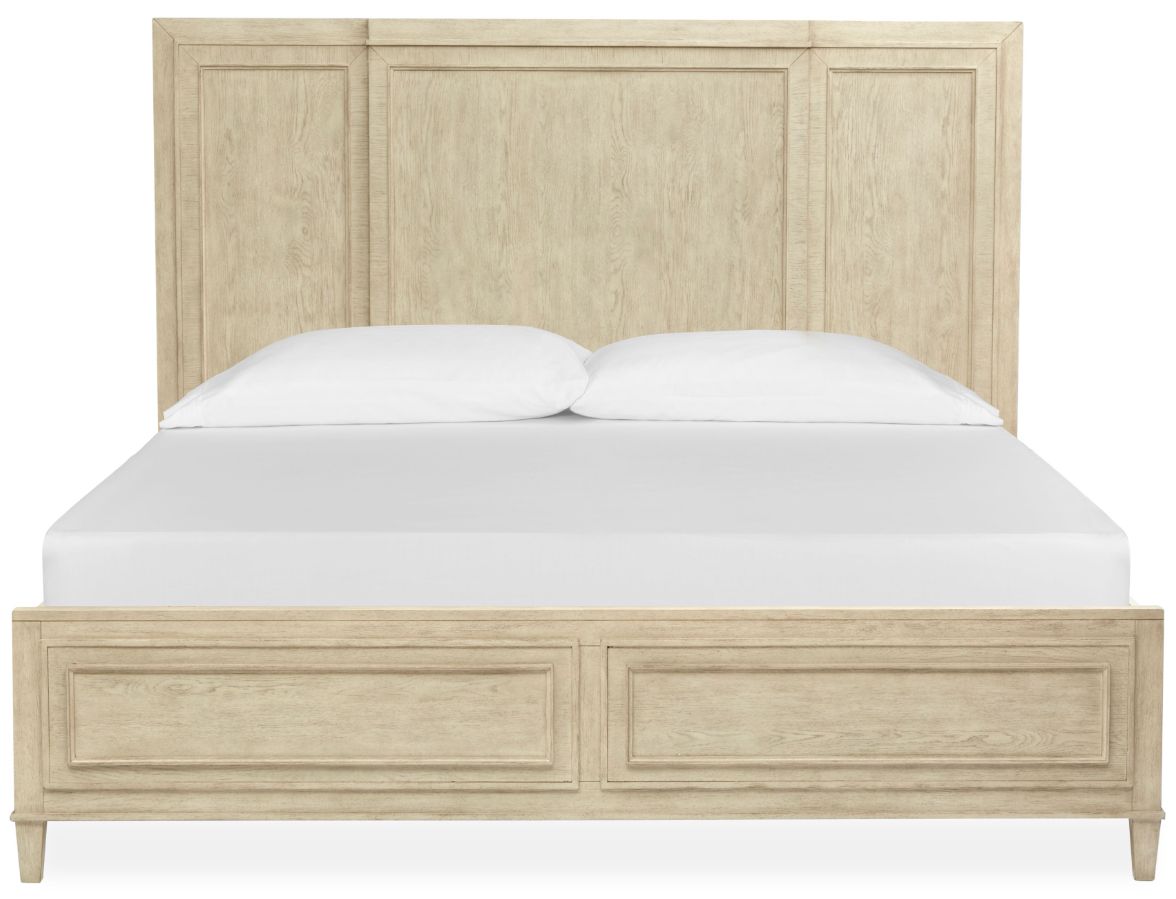 Magnussen Home® Sheridan Limestone Complete Queen Panel Bed | Colder's | Milwaukee Area