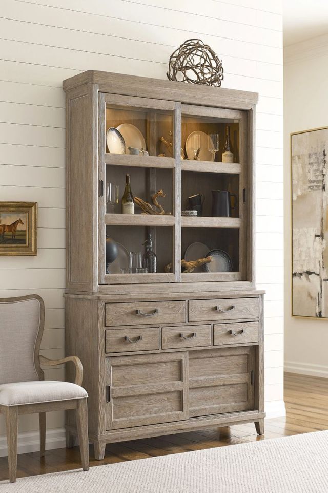 Kincaid® Urban Cottage Pierson Brown Display Cabinet | Bob Mills Furniture