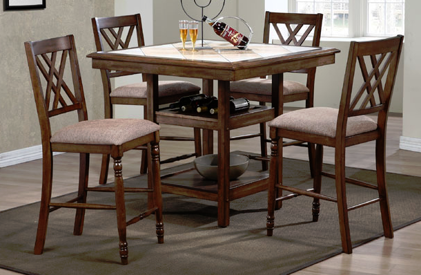 Winners Only® Home Dining Florence Tile Top Tall Table 0