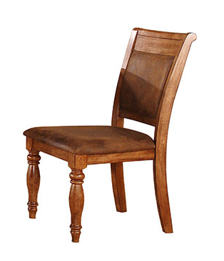 Winners Only® Grand Estate Acacia Cushion Back Side Chair