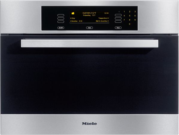 Miele Europa 24" Electric Single Steam Oven Built In 0