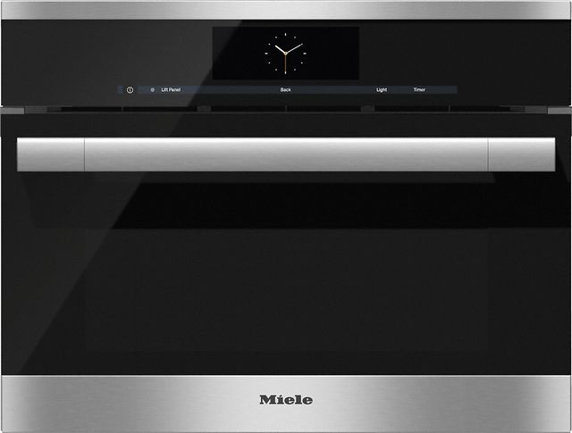 Miele ContourLine M Touch 24" Electric Single Oven-Stainless Steel-0