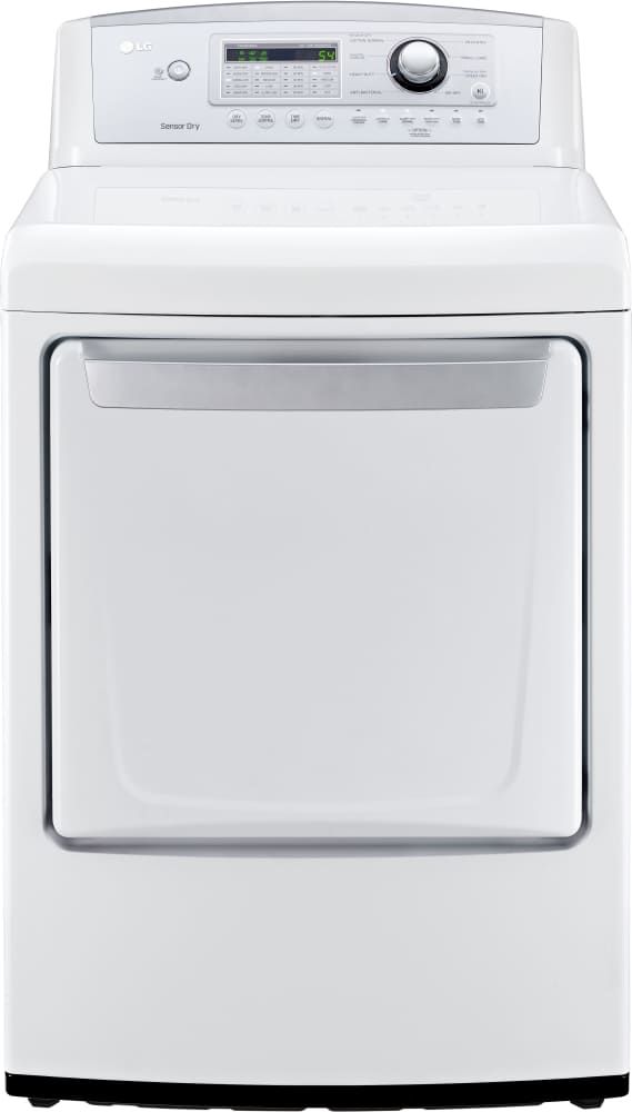 LG Front Load Electric Dryer-White 0