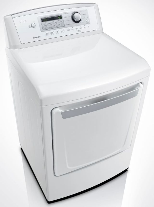 LG Front Load Electric Dryer-White 1