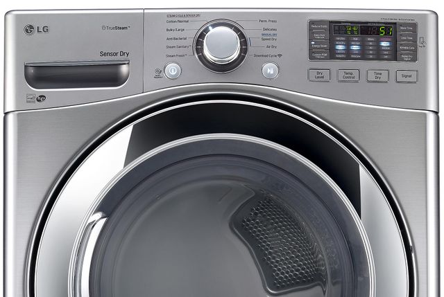 LG Front Load Electric Steam Dryer-Graphite Steel 1