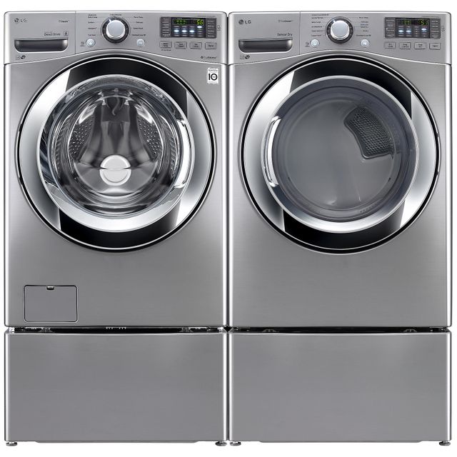LG Front Load Electric Steam Dryer-Graphite Steel 3