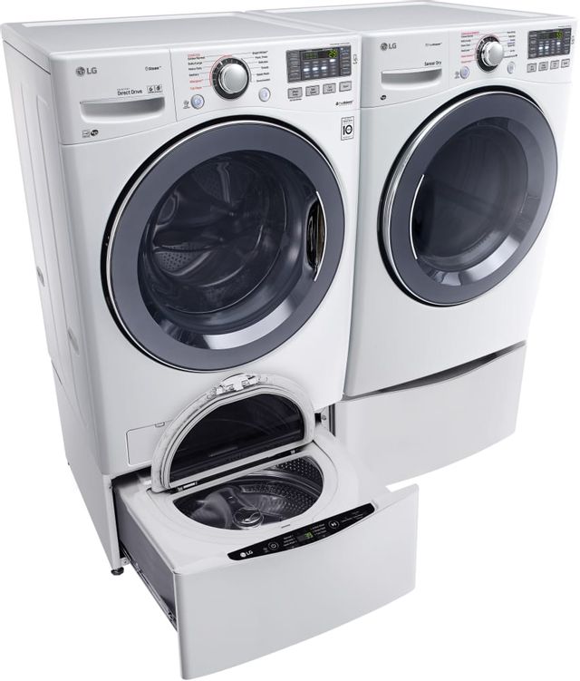 LG Front Load Electric Steam Dryer-White 5