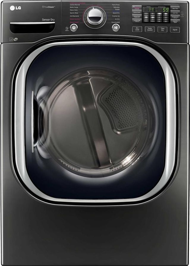 LG 7.4 Cu. Ft. Black Stainless Steel Front Load Electric Dryer