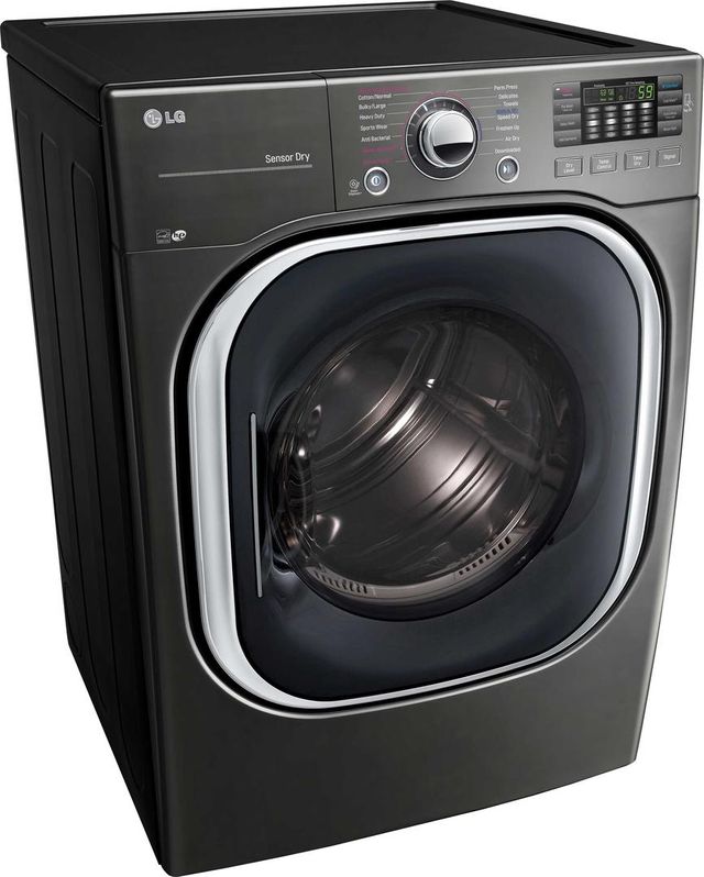 LG 7.4 Cu. Ft. Black Stainless Steel Front Load Electric Dryer 2