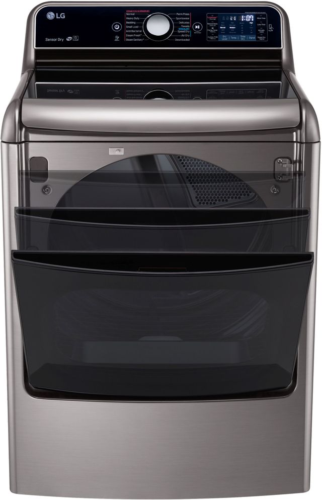 LG Front Load Electric Dryer- Graphite Steel 11