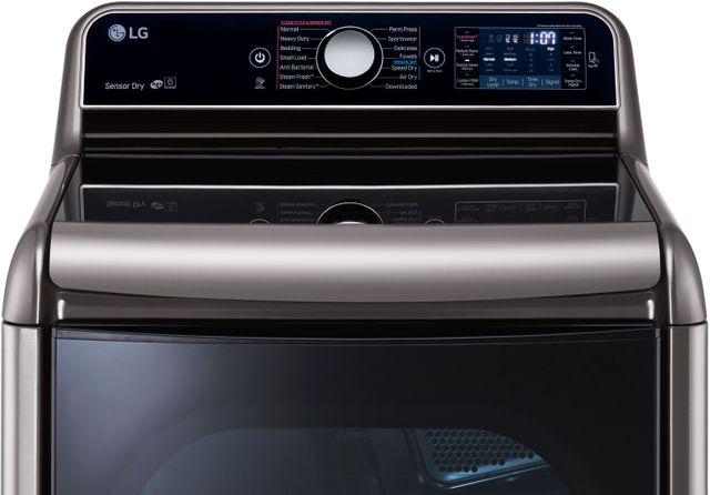 LG Front Load Electric Dryer- Graphite Steel 2
