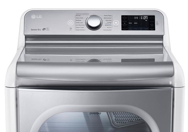 LG Front Load Electric Dryer - White 1