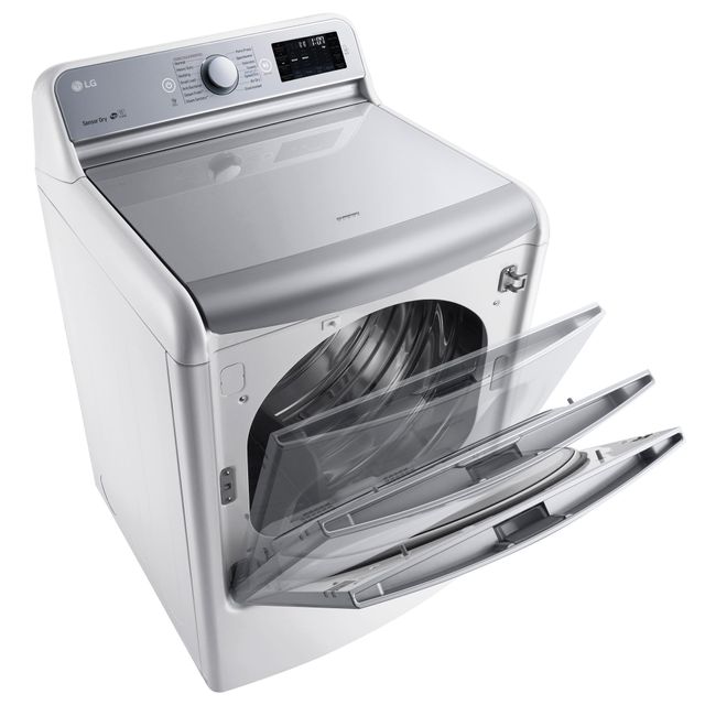 LG Front Load Electric Dryer - White 3