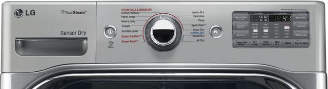 LG Front Load Electric Dryer-Graphite Steel 2