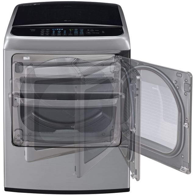 LG Front Load Electric Dryer-Graphite Steel 2