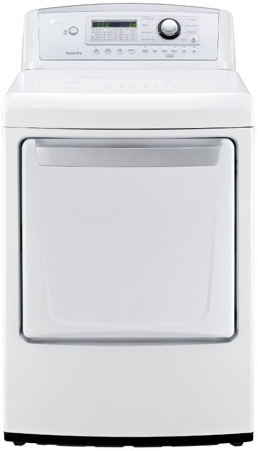 LG Front Load Gas Dryer-White