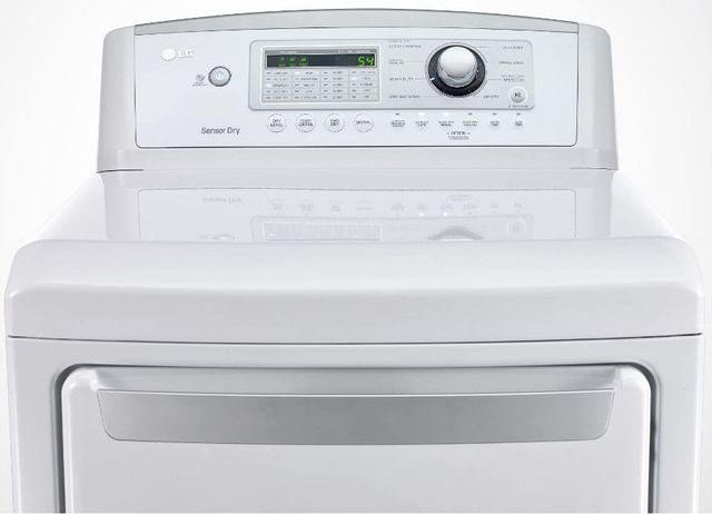 LG Front Load Gas Dryer-White 1