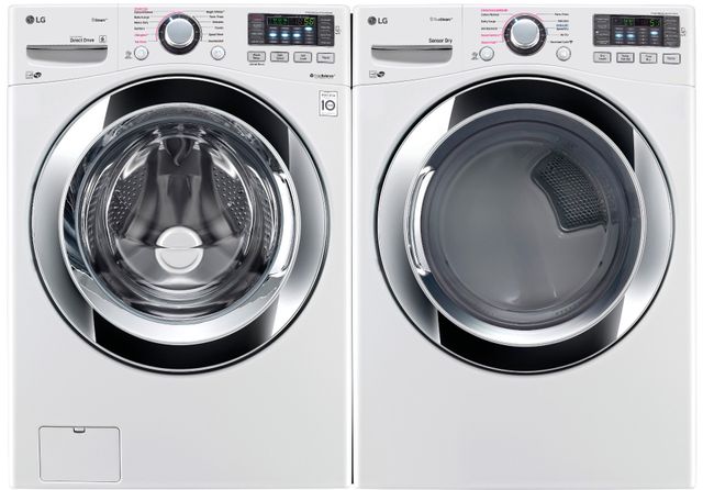 LG Front Load Gas Steam Dryer-White 5