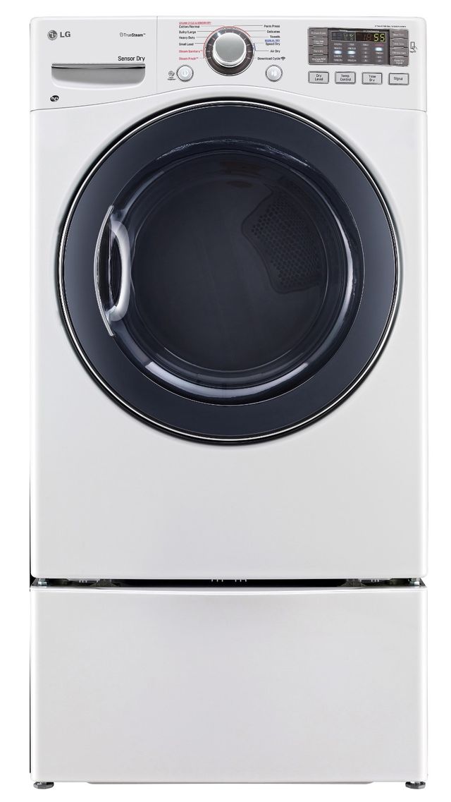 LG Front Load Gas SteamDryer™-White 1