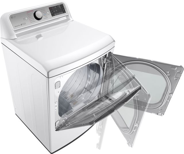 LG 7.3 Cu. Ft. White Front Load Gas Dryer 7