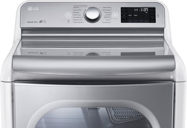 LG Front Load Gas Dryer - White 5