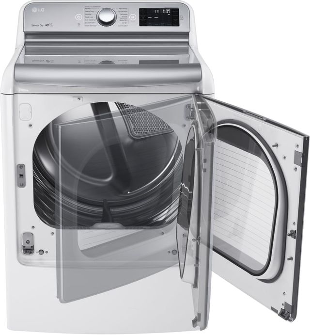 LG Front Load Gas Dryer - White 2