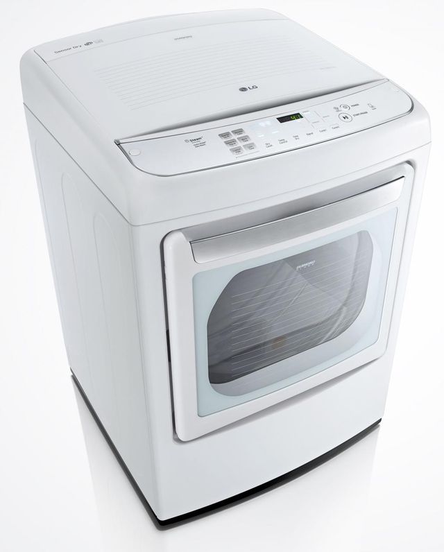 LG Front Load Gas Dryer-White 1