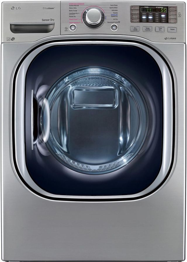 LG Front Load Electric Dryer-Graphite Steel