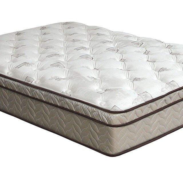Furniture of America® Lilium Firm Hybrid Euro Pillow Top California King Mattress 2
