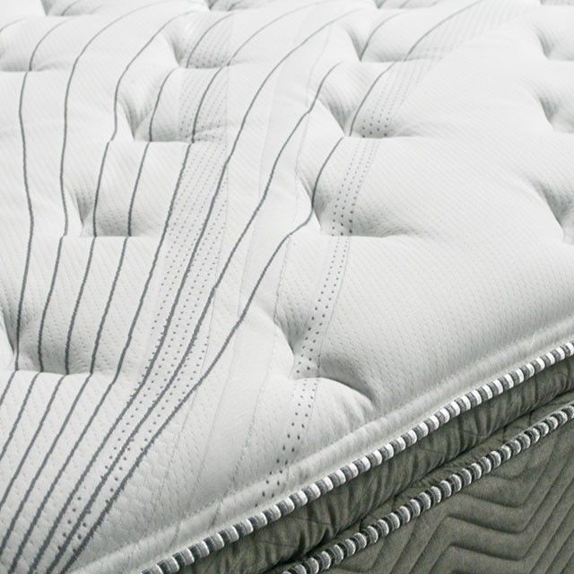 Furniture of America® Stormin 13" Plush Hybrid Euro Pillow Top California King Mattress 3