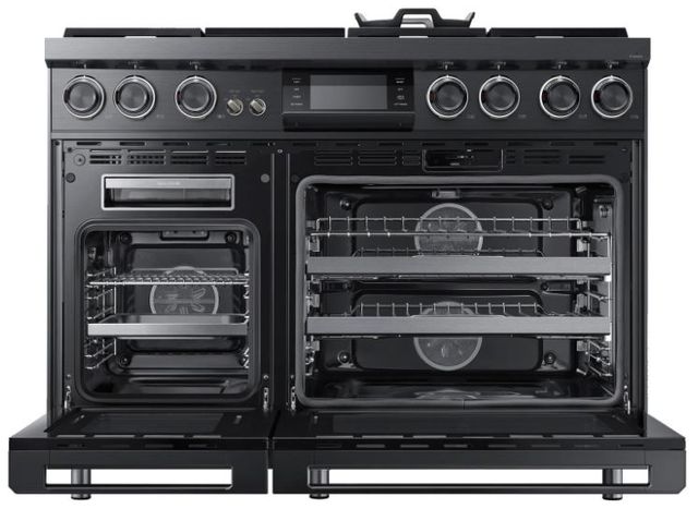Dacor® Contemporary 48" Graphite Stainless Steel Pro Dual-Fuel Steam Range-1