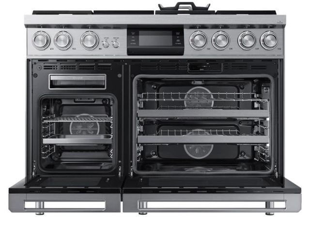 Dacor® Contemporary 48" Stainless Steel Pro Dual-Fuel Steam Range-1