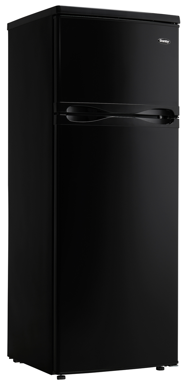 Danby® Designer 7.3 Cu. Ft. Black Top Freezer Refrigerator 4