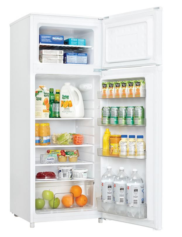 Danby 7.40 Cu. Ft. Top Freezer Refrigerator-White 1