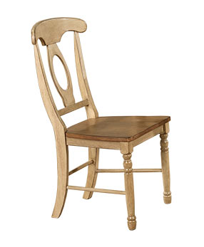 Winners Only® Quails Run Almond/Wheat Napoleon Side Chair