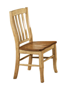 Winners Only® Quails Run Almond/Wheat Rake Back Side Chair