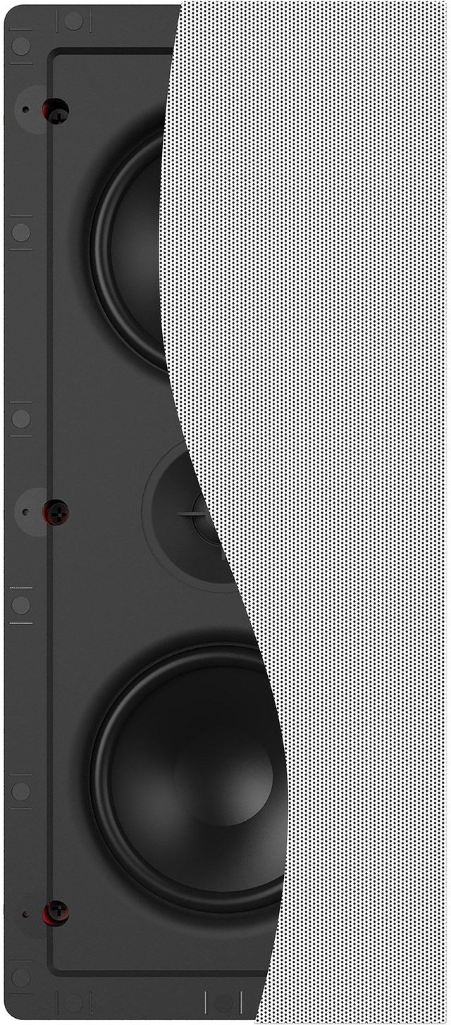 Klipsch® Designer Series 5.25" White Dual In-Wall LCR Speaker 3