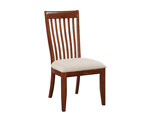Winners Only® Topaz Slat Back Side Chair-Cinnamon