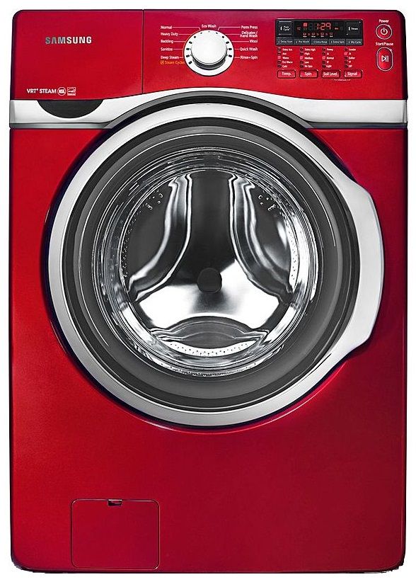 Samsung Front Load Gas Dryer-Tango Red