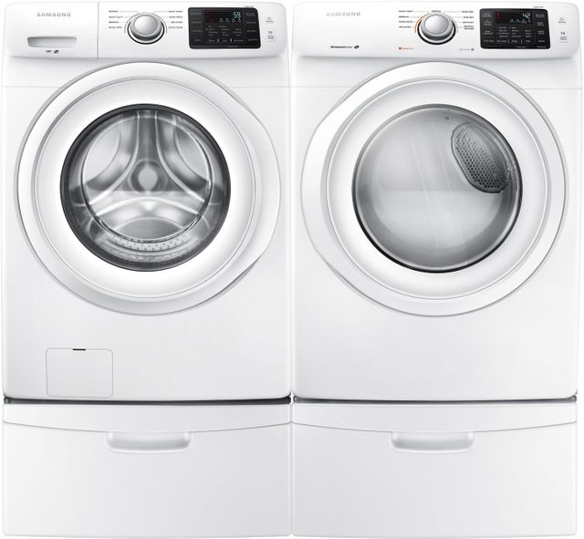 Samsung Front Load Electric Dryer-White 5