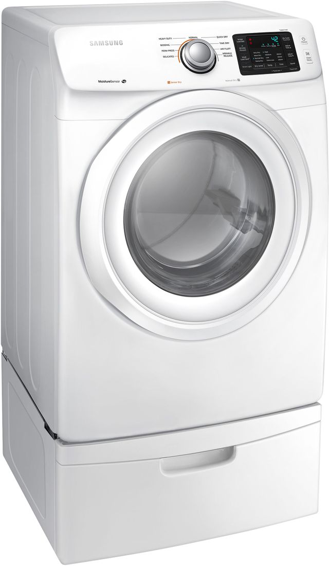 Samsung Front Load Gas Dryer-White [Scratch & Dent] 1