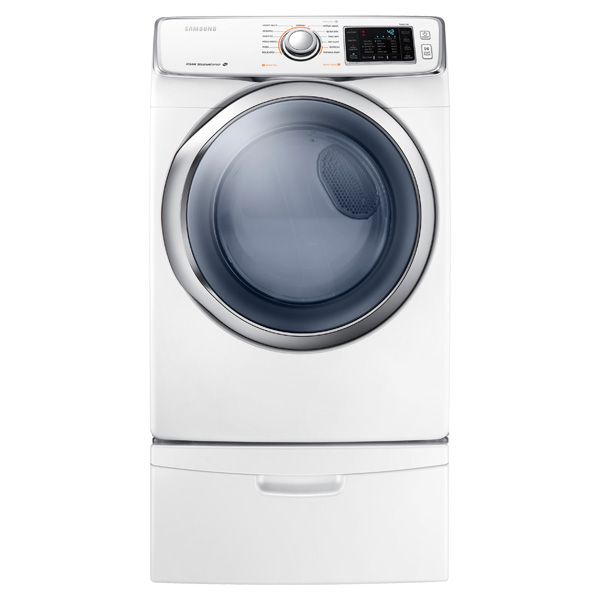 Samsung 5400 Series Front Load Electric Dryer-White 0