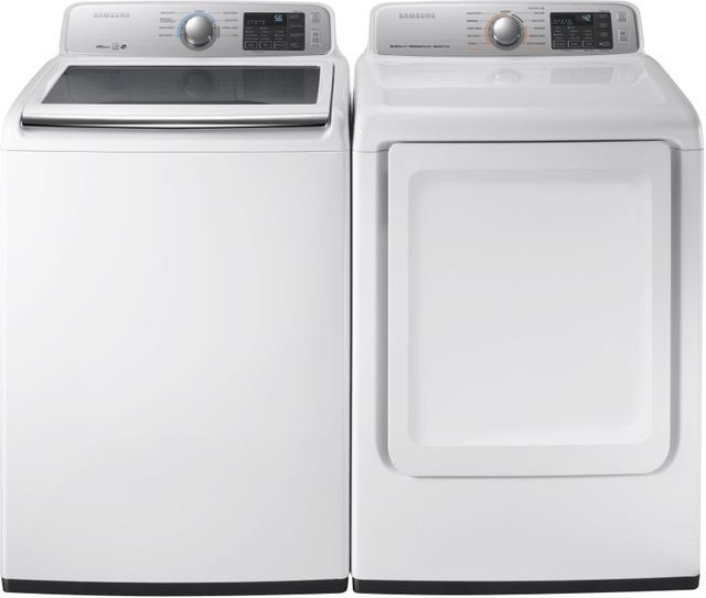 Samsung Front Load Electric Dryer-White 4