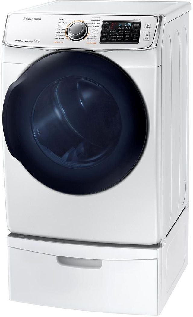 Samsung Front Load Electric Dryer-White 1