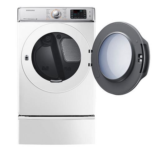 Samsung 9100 Series Front Load Electric Dryer-White 1