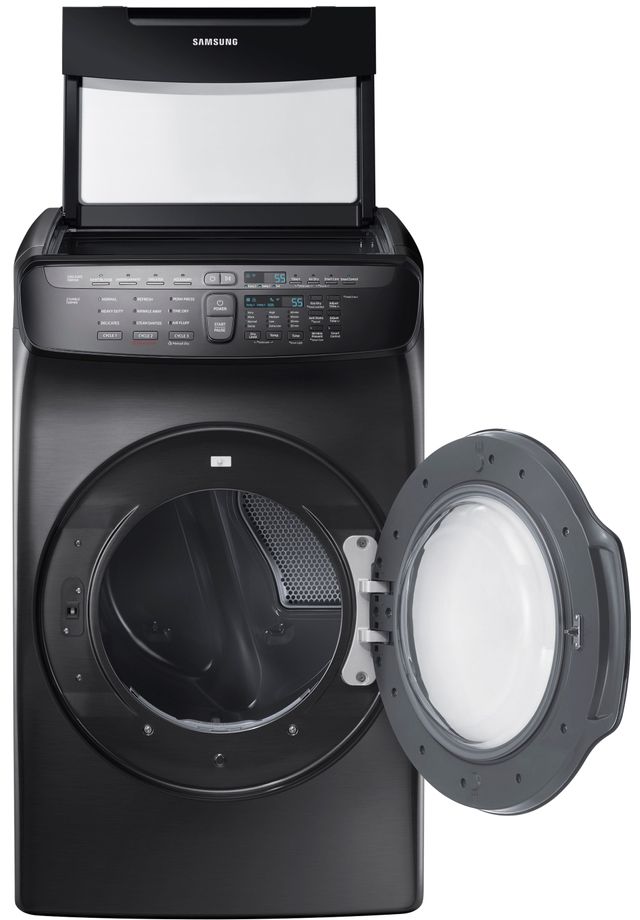 Samsung 7.5 Cu. Ft. White FlexDry™ Electric Dryer 8