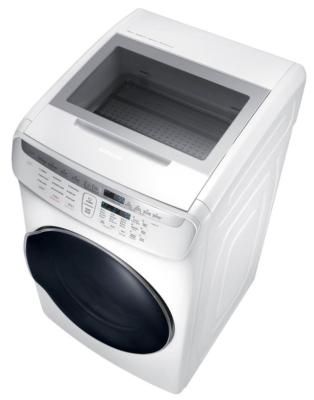 Samsung 7.5 Cu. Ft. White FlexDry™ Electric Dryer 3