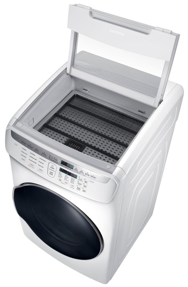 Samsung 7.5 Cu. Ft. White FlexDry™ Electric Dryer 18